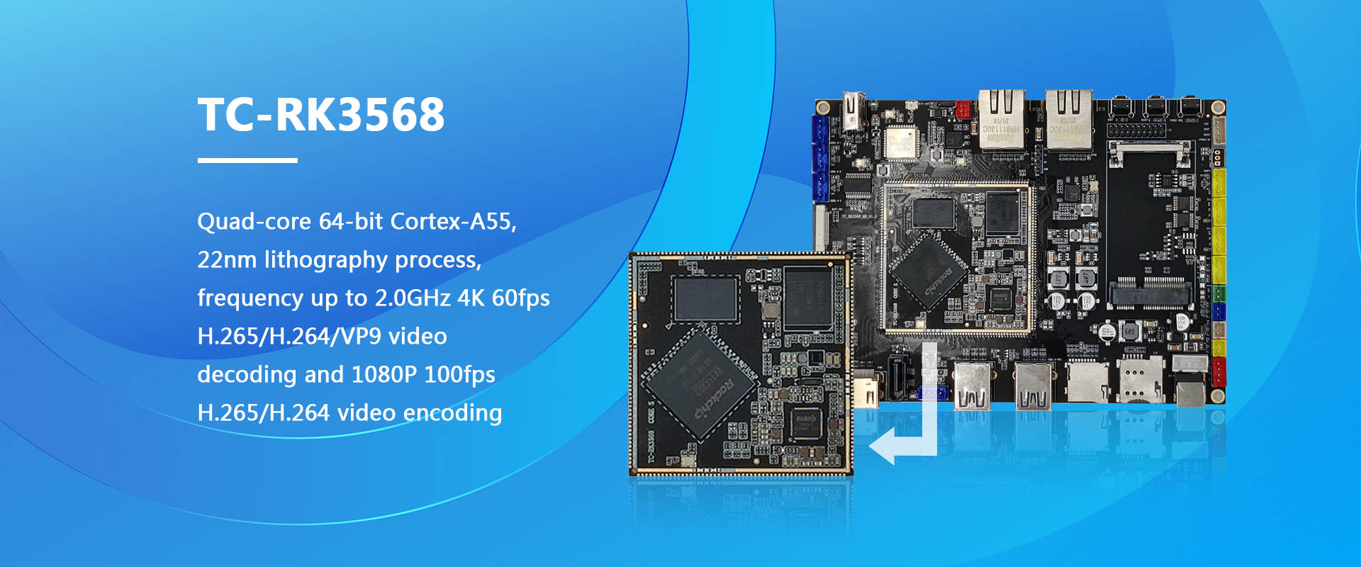 Tukkumyynti TC-RK3568 Development Board High Performance VPU
