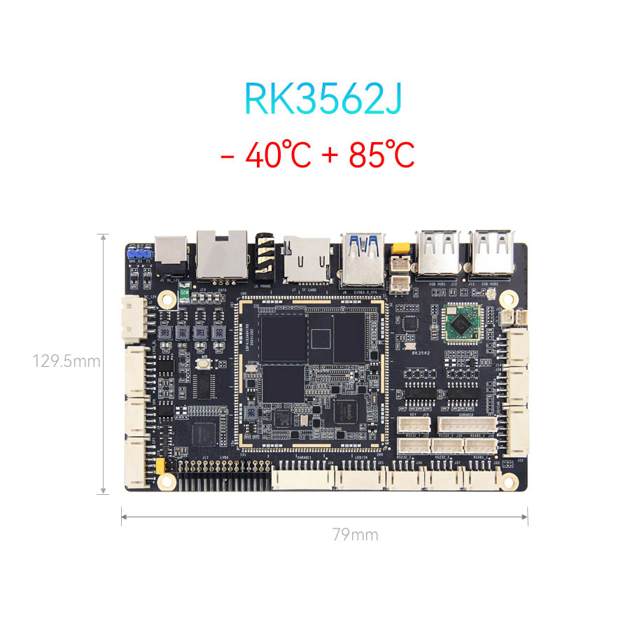 RockChip RK3562 Digitaaliset opasteet SBC Industrial Controller